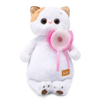 Кошка Ли-Ли с цветком 24 см от интернет-магазина Континент игрушек