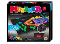 Мозаика фигурная 9 цветов / 225 шт/ 2 черных поля от интернет-магазина Континент игрушек